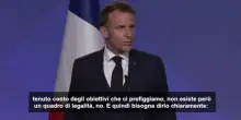 Macron: attacchi Usa contro l’Iran fuori dal quadro della legalità