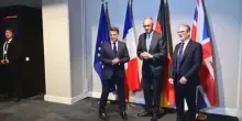 Macron, Merz e Starmer, l’incontro al vertice Nato