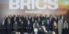 Capi di stato e Partner dei Brics posano per la foto di famiglia