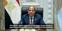 Egitto, al-Sisi: Trump fermi guerra a Gaza, è l’unico in grado farlo