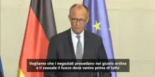 Merz: l’Ucraina deve essere al tavolo dopo il vertice Trump-Putin