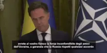 Rutte: necessarie “solide garanzie di sicurezza” per l’Ucraina