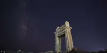 La Via Lattea sulle rovine di Palmira, il time-lapse