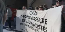 A Bruxelles cerimonia in onore dei giornalisti uccisi a Gaza