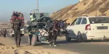 Il carretto con l’asino e i camion, la grande fuga da Gaza City