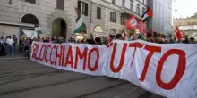 Manifestazione a Roma in solidarietà con la Global Sumud Flotilla