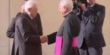 Abu Mazen arriva in Vaticano per incontrare il Papa