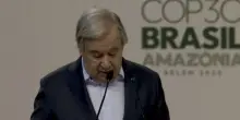 COP30, Guterres(Onu): sul riscaldamento globale il mondo ha fallito