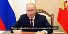 Putin: il piano Usa può essere la base per un accordo di pace
