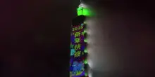 Capodanno a Taiwan: fuochi d&rsquo;artificio dal grattacielo Taipei 101