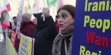 Iran, la manifestazione contro il regime di Teheran a Londra