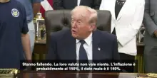 Trump: &ldquo;L&rsquo;Iran sta fallendo&rdquo; e &ldquo;dovrebbe fare la cosa giusta&rdquo;