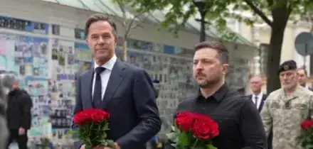 Ucraina, visita a sorpresa a Kiev di Rutte. E c&rsquo;&egrave; anche Cavo Dragone