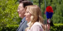 Il presidente della Corea del Sud ricevuto da Meloni a Villa Pamphili
