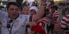 Mondiali, i tifosi Usa festeggiano la prima vittoria
