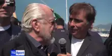 Scudetto Napoli, il presidentissimo Aurelio De Laurentiis: "Titolo di questo film? Azzurro vincente"