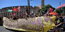 A Roma sfila la manifestazione contro il 'Decreto Sicurezza'