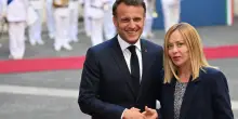 Roma, Macron a Palazzo Chigi da Meloni: incontro all'insegna del sorriso dopo le recenti polemiche