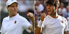 La lunga sfida tra Sinner e Alcaraz prosegue sull'erba di Wimbledon