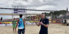 Lezioni di beach volley con Andrea Lucchetta: l'arcobaleno