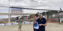Lezioni di beach volley con Andrea Lucchetta: lo shot line