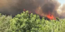 Incendi: inferno di fuoco a Orosei, le fiamme si avvicinano alle case: evacuate case e residence