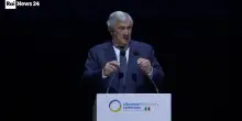 "Aziende italiane pronte a fare molto per l'Ucraina": Tajani alla conferenza di Roma