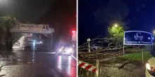 Nubifragi, fulmini e trombe d'aria: il "downburst" flagella la costa toscana nella notte