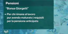 Pensioni, cosa prevede il "Bonus Giorgetti"