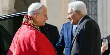 Messaggio di Mattarella a Papa Leone: "L'Italia ripudia la guerra, no alla legge del pi&ugrave; forte"