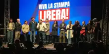 La politica in piazza per sostenere Ranucci