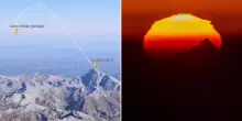 Il raggio verde sul Monviso: lo scatto spettacolare di Valerio Minato da 315 km di distanza