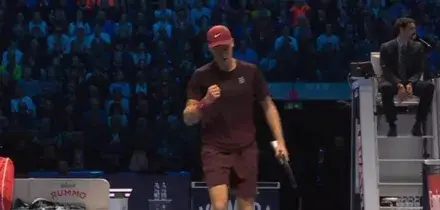 ATP Finals, contro de Minaur il rovescio di Sinner è come un macigno