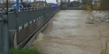 Il fiume Judrio esonda a Versa, le prime immagini