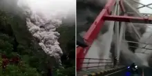Indonesia, l’eruzione del Semeru fa paura: il flusso piroclastico avanza e investe un ponte