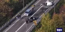 Bergamo: scontro frontale sulla Tangenziale Sud, tre morti