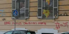 Altra scritta antisemita non lontano dalla sinagoga di Roma, &egrave; comparsa su un muro del Lungotevere