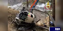 Elicottero caduta in Valtellina, morto uno dei passeggeri