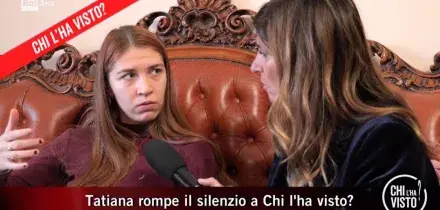 Tatiana: "Non avevo previsto nulla, se ho paura scappo"