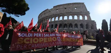 Sciopero generale, Cgil: adesione allo sciopero al 68% e mezzo milione in piazza