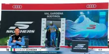 Coppa del Mondo maschile in Val Gardena, la discesa di Florian Schieder