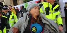 Greta Thunberg &egrave; stata arrestata a Londra