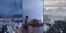 I video della tromba marina che ha devastato Puerto de Mazarr&oacute;n in Spagna