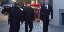 Zelensky da Papa Leone XIV: l'arrivo del presidente ucraino a Castel Gandolfo