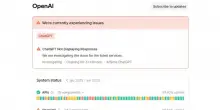 ChatGpt down, cosa succede al modello di intelligenza artificiale generativa di OpenAI