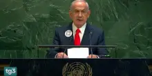 Qr code, mappe e forti contestazioni: Netanyahu all'Onu e la requisitoria per giustificare la guerra