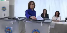 Moldavia: la presidente Maia Sandu vota al seggio