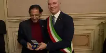 Igor Protti, quando gli fu assegnata la livornina d'oro
