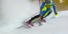 Sci alpino, l'errore di Vinatzer nello slalom a Madonna di Campiglio. Video