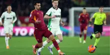 Roma - Sassuolo 2 -0, la sintesi della partita
